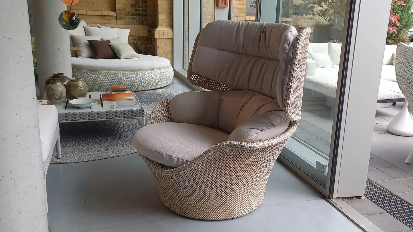Dedon - Dedon Seashell Grand Sessel Hochlehner - Gartenstühle - Sarto Group