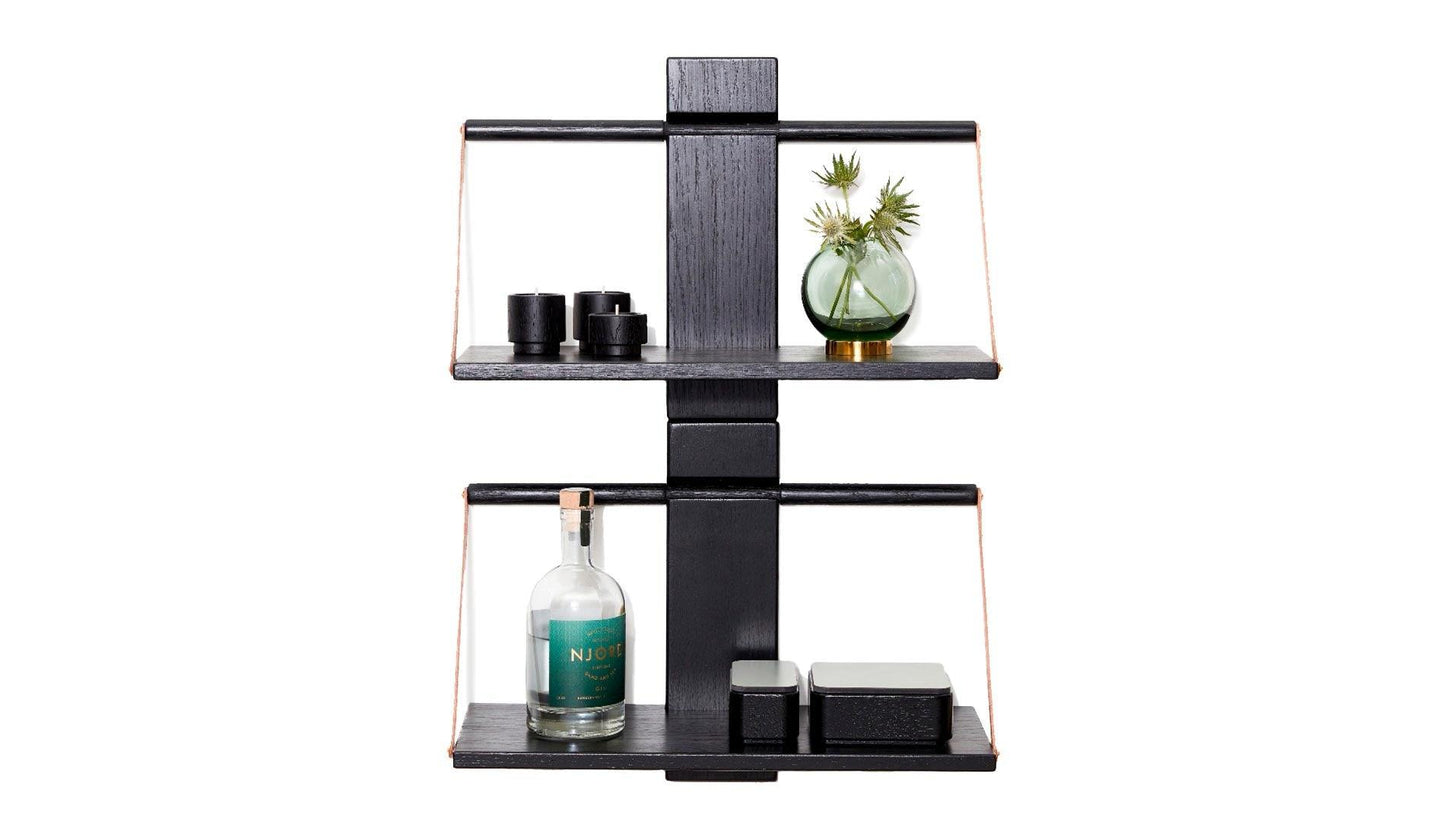 Andersen - Andersen Wood Wall Wandregal | Schwarz - Wandregale - Sarto Group