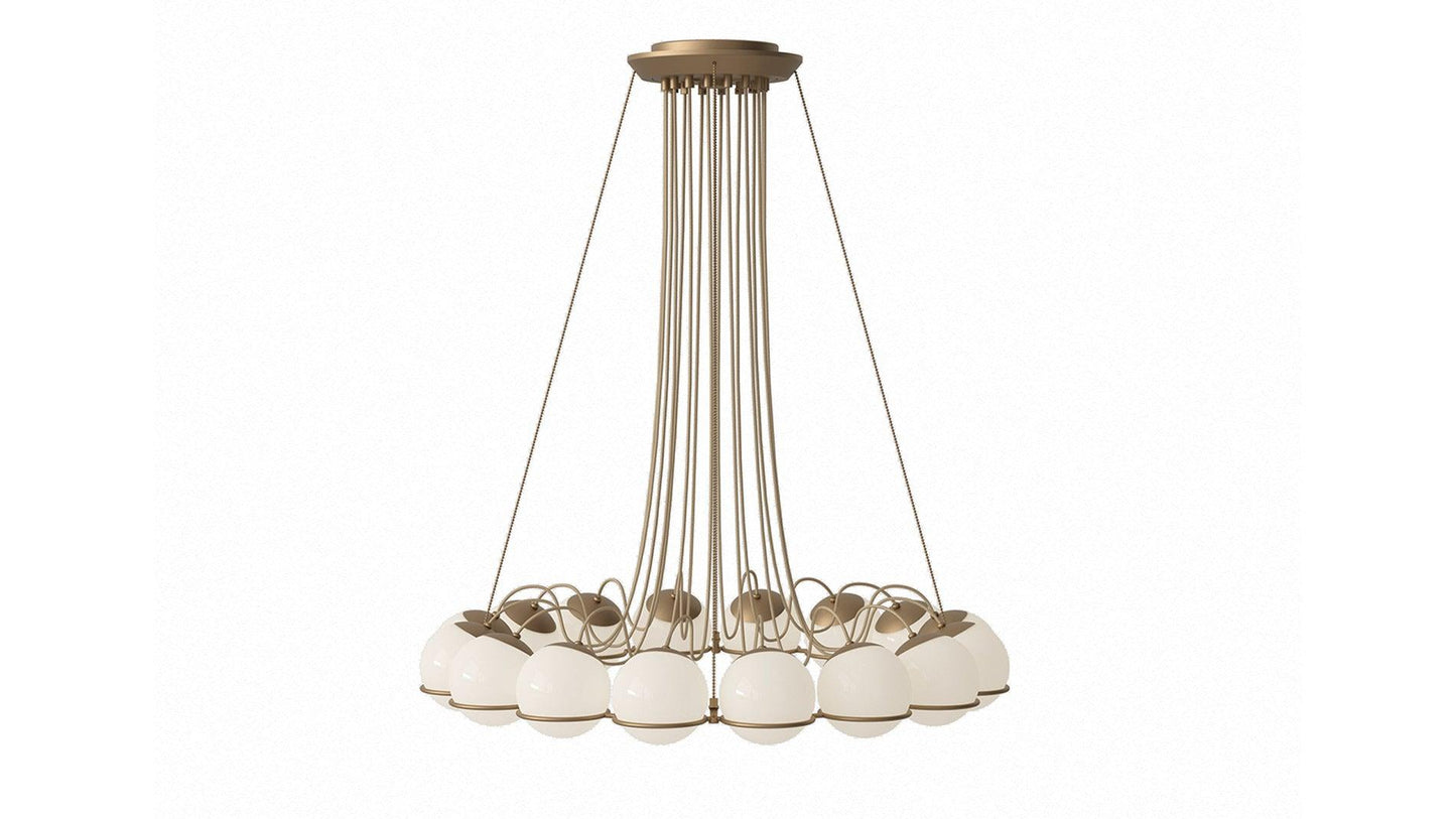 Astep - Astep Le Sfere Model 2109/16/14 Hängeleuchte | Champagner - sarto Tailored Interiors Group