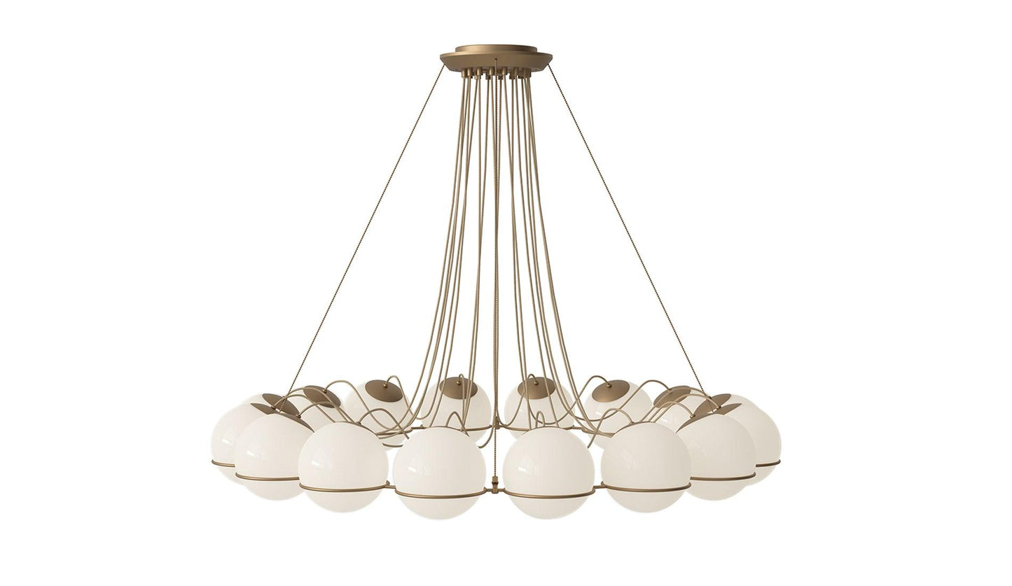 Astep - Astep Le Sfere Model 2109/16/20 Hängeleuchte | Champagner - Hängeleuchten - Sarto Group