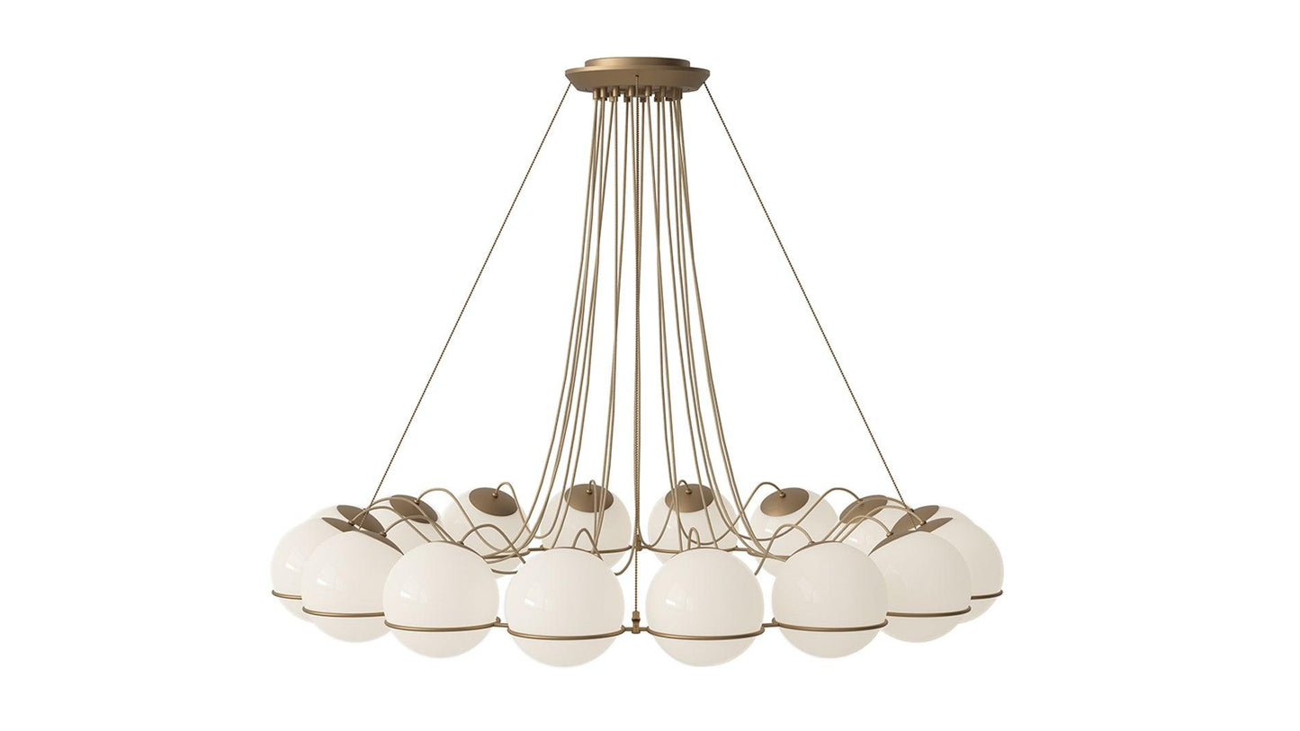 Astep - Astep Le Sfere Model 2109/16/20 Hängeleuchte | Champagner - sarto Tailored Interiors Group