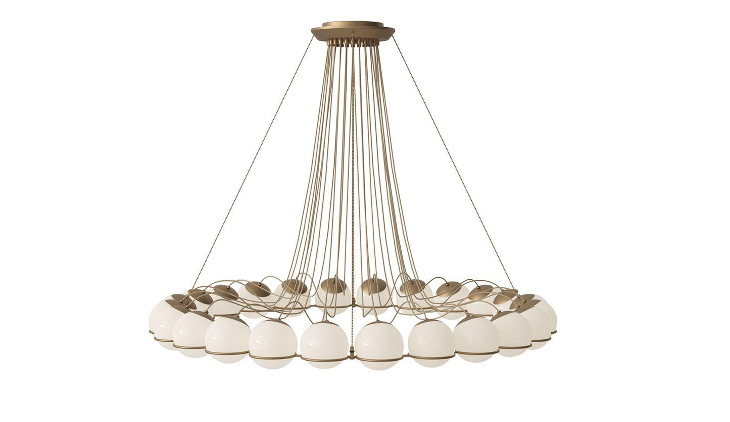Astep - Astep Le Sfere Model 2109/24/14 Hängeleuchte | Champagner - Hängeleuchten - Sarto Group