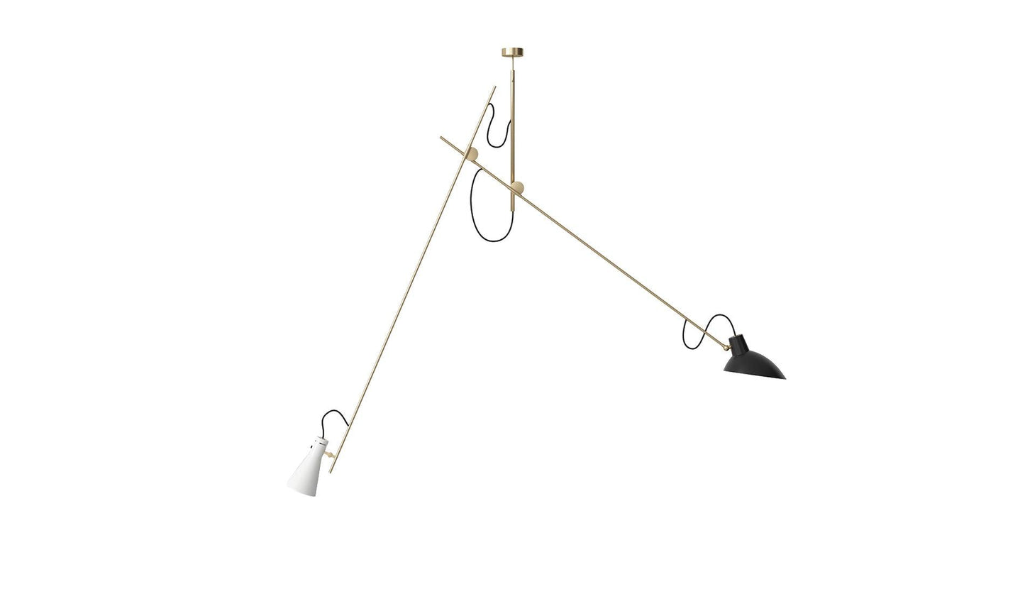 Astep - Astep VV Cinquanta Deckenleuchte | Halterung Messing - Deckenleuchten - Sarto Group