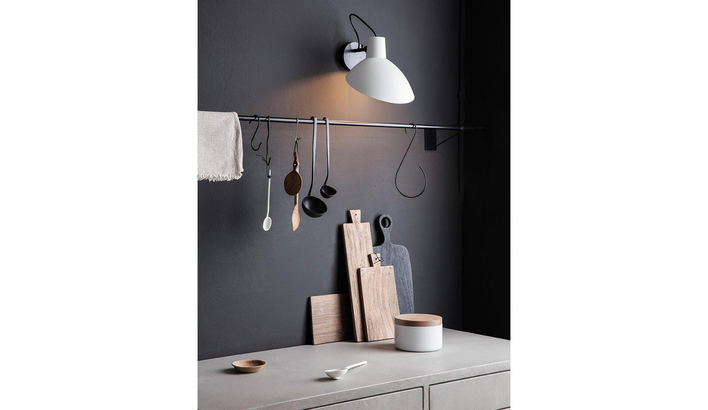 Astep - Astep VV Cinquanta Wall Wandleuchte | Halterung Schwarz - Wandleuchten - Sarto Group