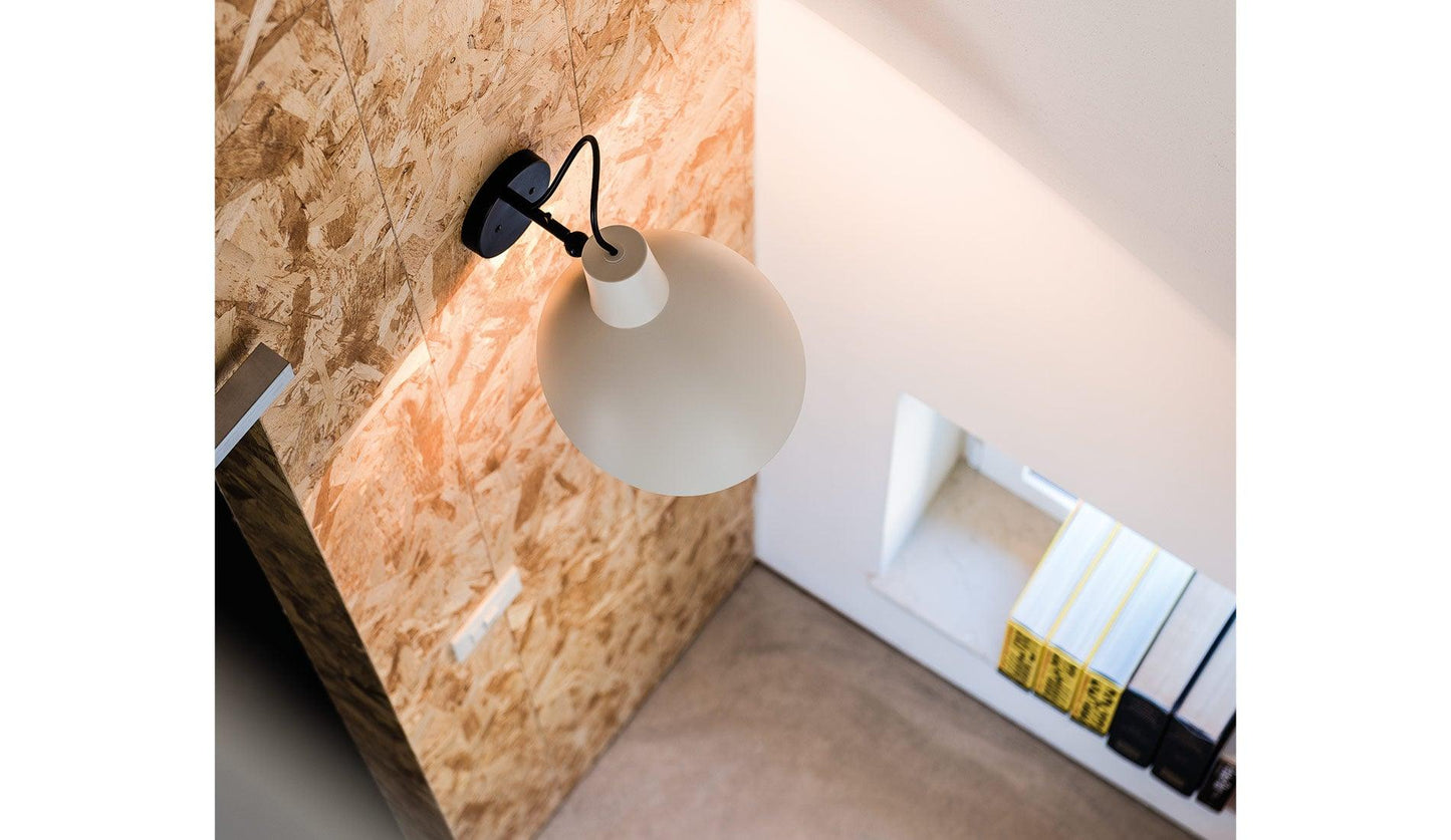 Astep - Astep VV Cinquanta Wall Wandleuchte | Halterung Schwarz - Wandleuchten - Sarto Group