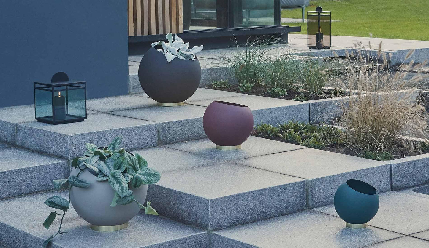 Aytm - AYTM Globe Blumentopf | Taupe - Blumentöpfe - Sarto Group