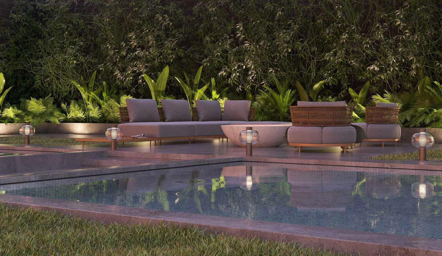 Brokis - Brokis Bonbori Outdoor Bodenleuchte | Kupfer - Bodenleuchten - Sarto Group