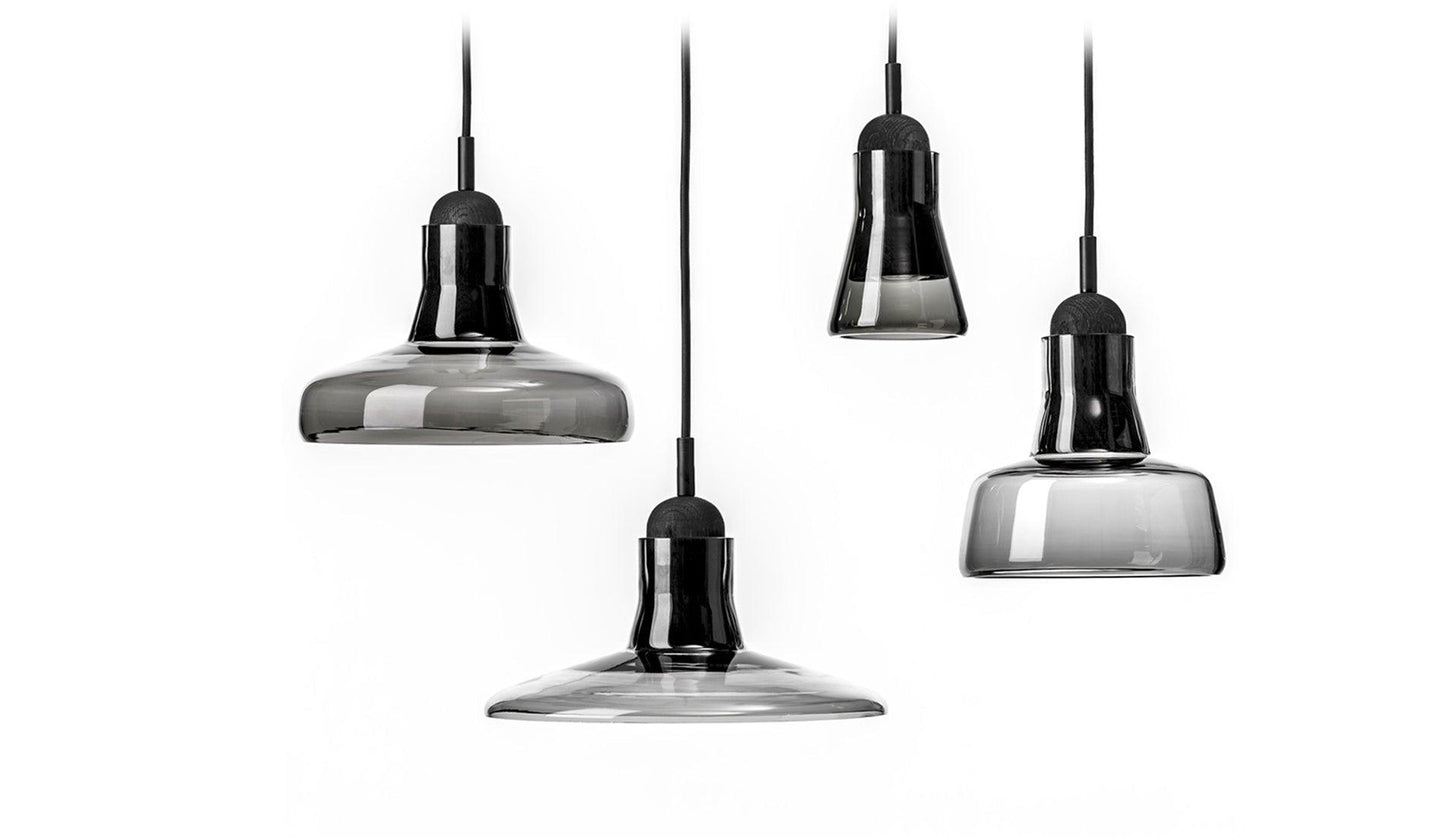 Brokis - Brokis Shadows XL PC940 Hängeleuchte Ø 26 cm | Rauchgrau - Hängeleuchten - Sarto Group