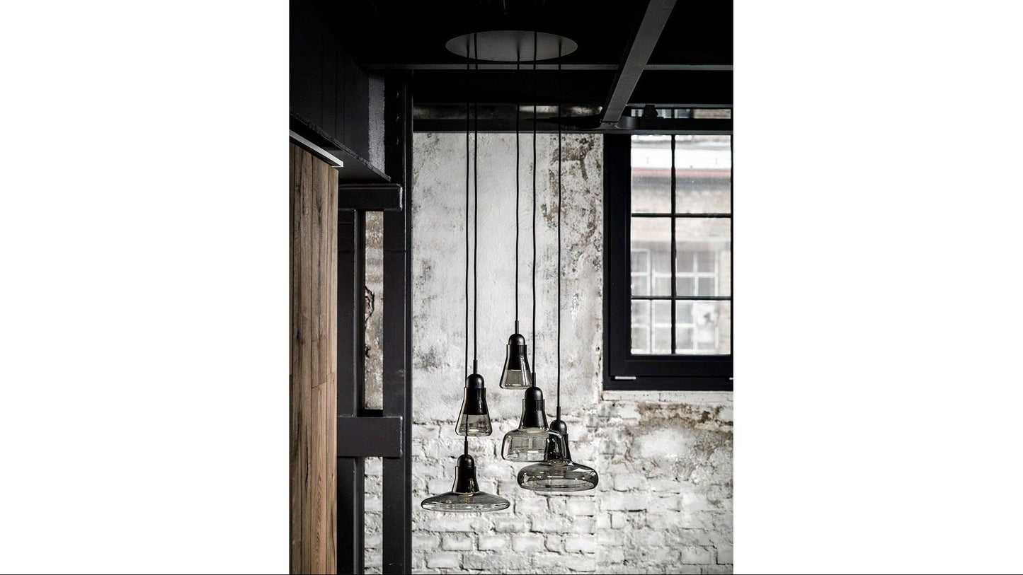 Brokis - Brokis Shadows PC929 Hängeleuchte Rauchgrau glänzend | Rund - sarto Tailored Interiors Group
