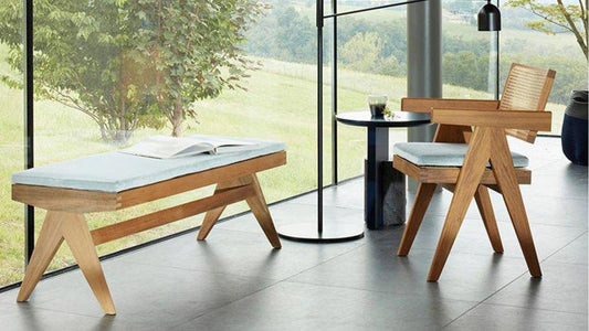 Cassina - Civil Bench | Teak - sarto Tailored Interiors Group