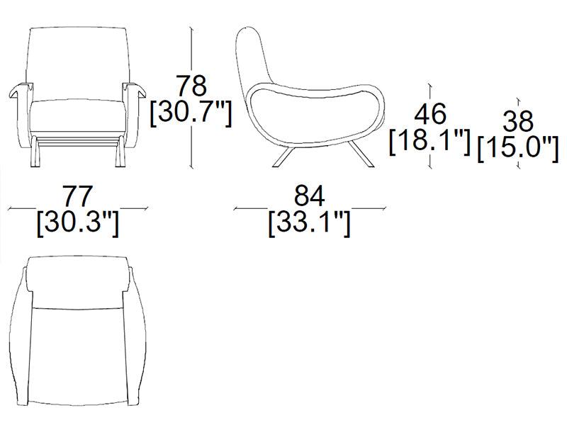 Cassina - Lady Sessel - Sessel - Sarto Group
