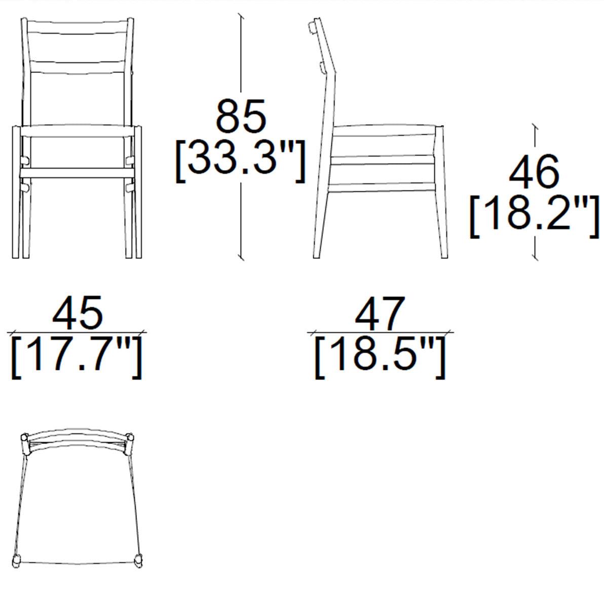 Cassina - 646 Leggera Stuhl - Stühle - Sarto Group
