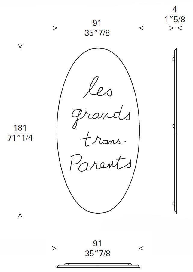 Cassina - Les Grands Trans-Parents Spiegel - Spiegel - Sarto Group