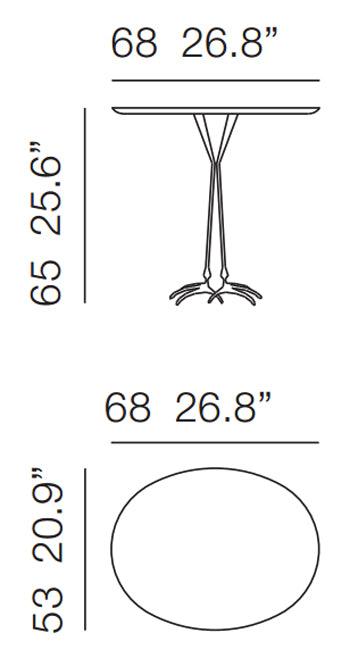 Cassina - Traccia Beistelltisch - Beistelltische - Sarto Group