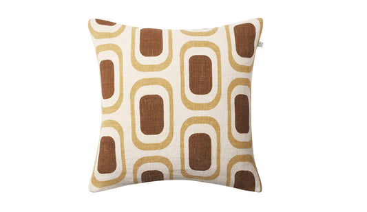 Chhatwal & Jonsson - Chhatwal & Jonsson Berar Kissen 50 x 50 cm | Khaki/Taupe - Zierkissen - Sarto Group