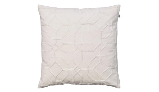 Chhatwal & Jonsson - Chhatwal & Jonsson Nandi Samtkissen 50 x 50 cm | Ivory - Zierkissen - Sarto Group