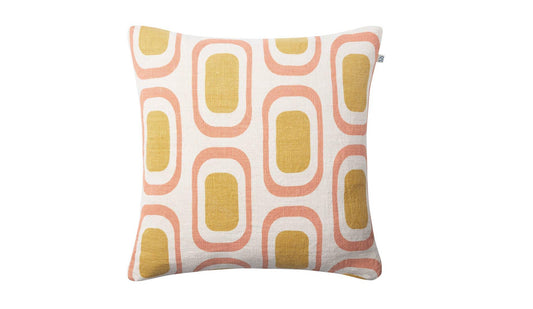 Chhatwal & Jonsson - Chhatwal & Jonsson Berar Kissen 50 x 50 cm | Rose/Spicy Yellow - Zierkissen - Sarto Group