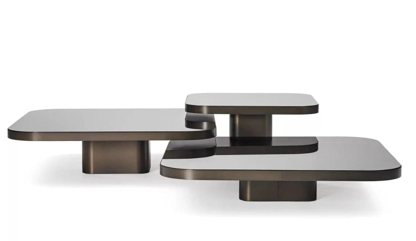 ClassiCon - Classicon Bow Couchtisch Messing brüniert - Couchtische - Sarto Group