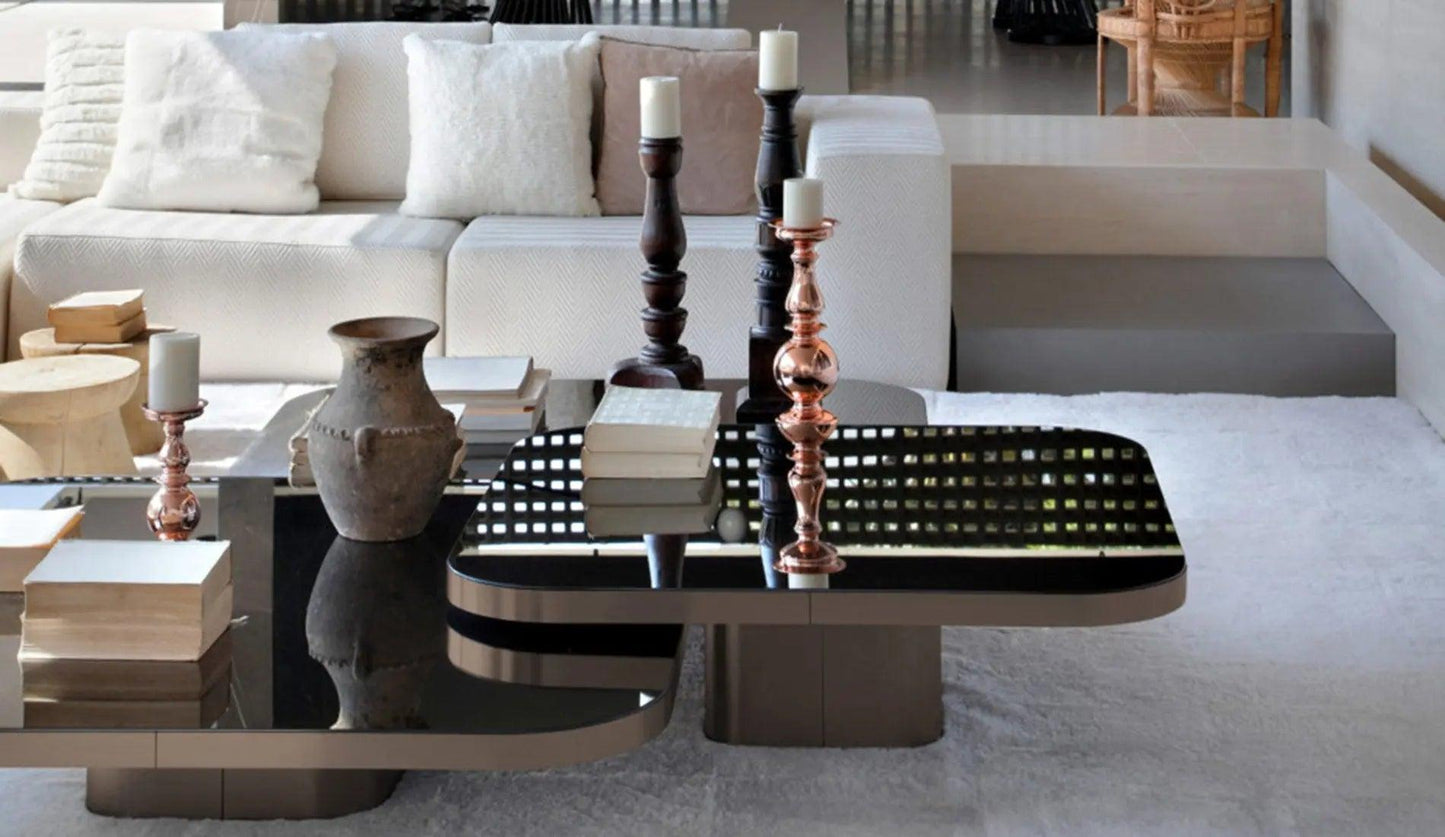 ClassiCon - Classicon Bow Couchtisch Messing brüniert - Couchtische - Sarto Group