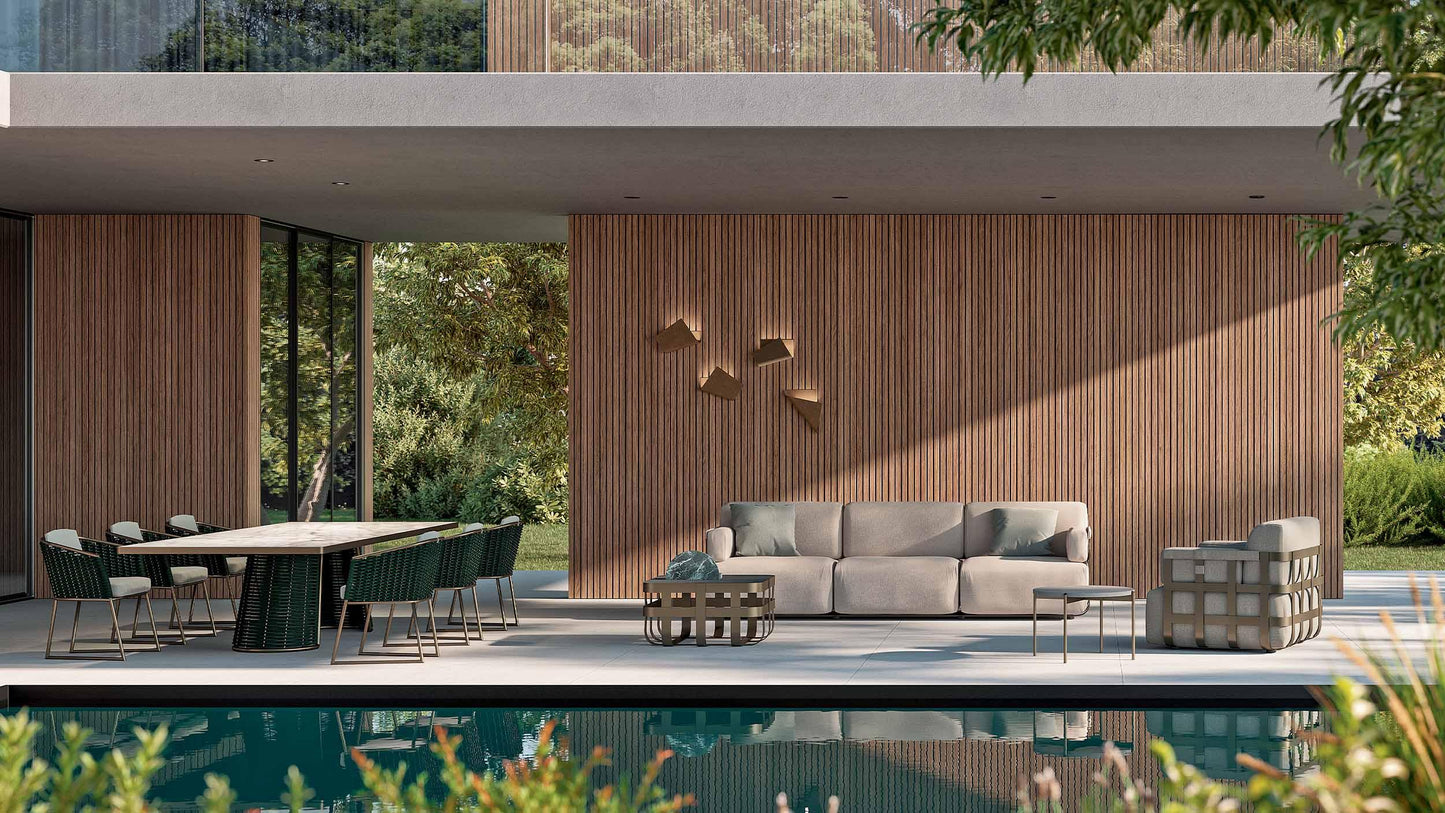 Rugiano - Dafne Outdoor Sofa - Gartensofas - Sarto Group