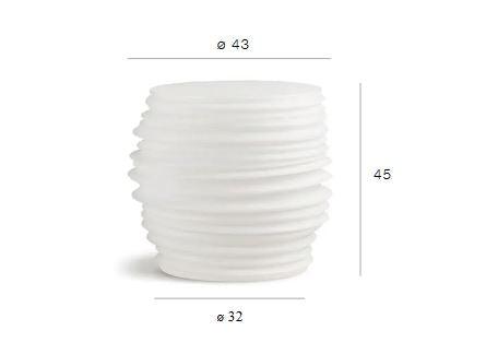 Dedon - Babylon Outdoor Hocker/Leuchte - Gartenhocker - Sarto Group