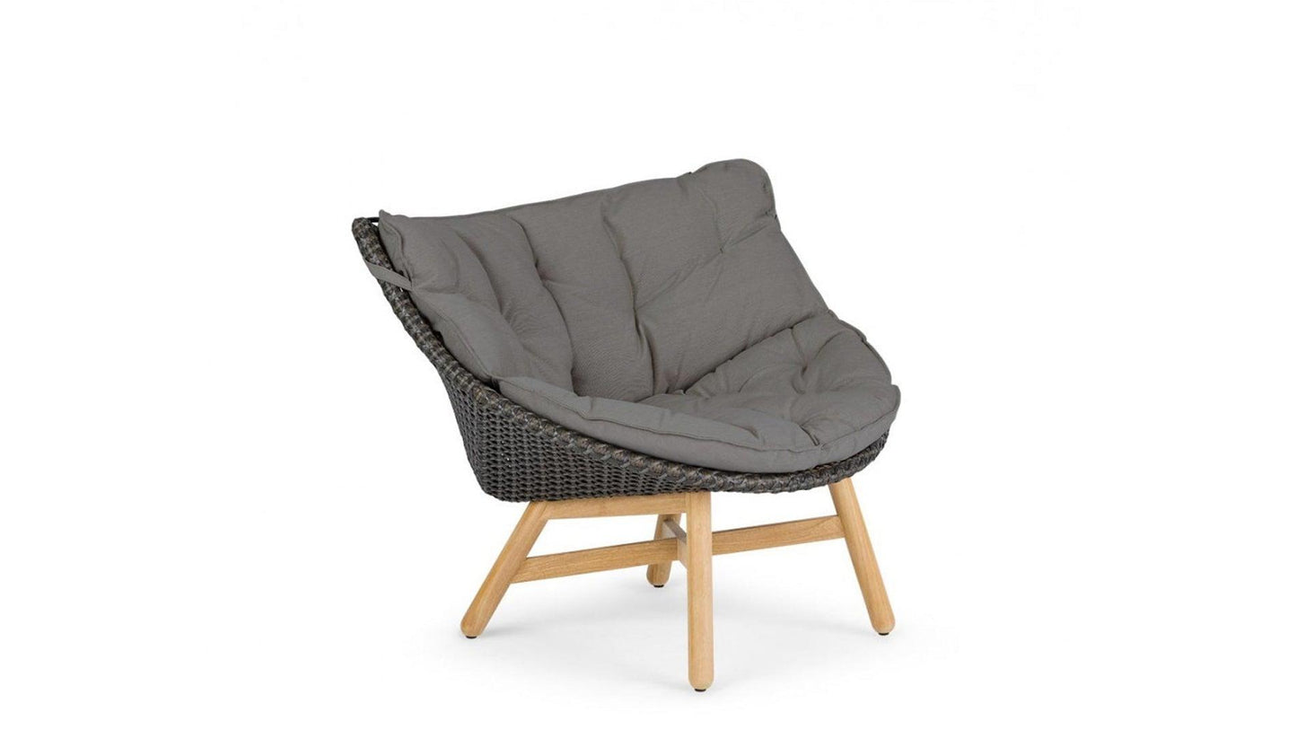 Dedon - Mbrace Lounge Sessel mit Polsterauflage - Gartensessel - Sarto Group