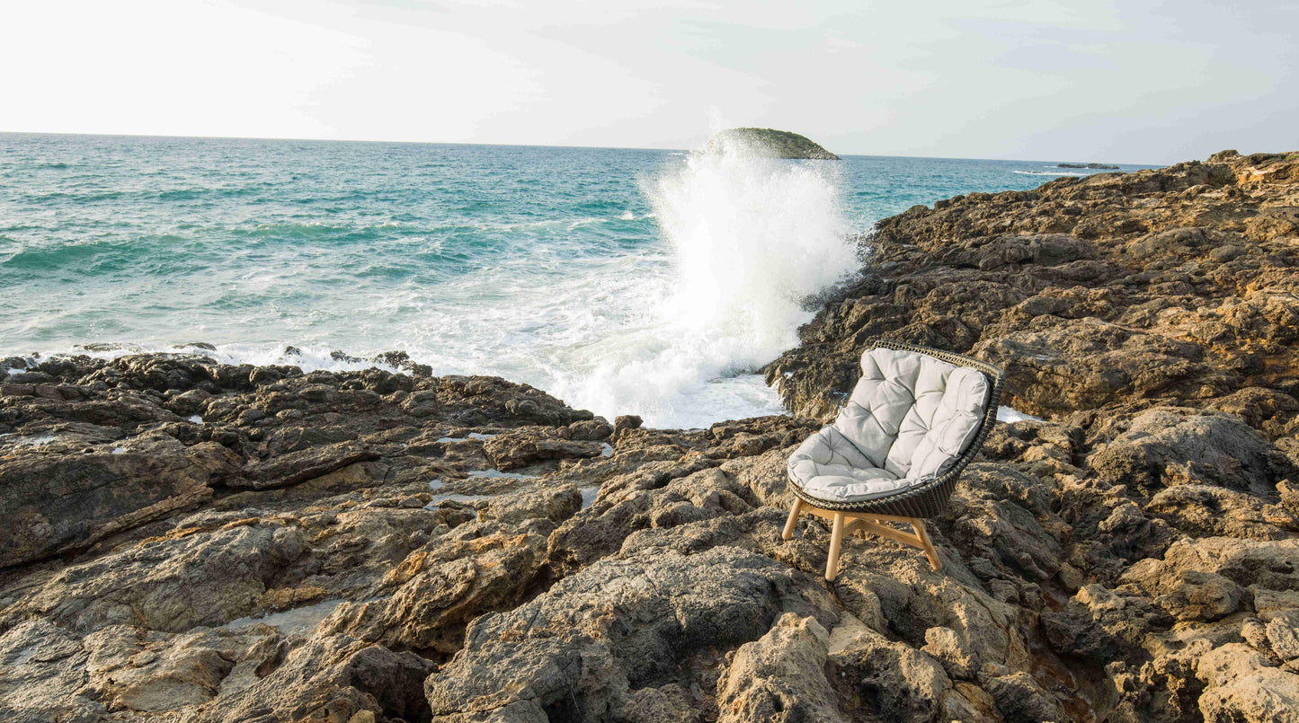 Dedon - Mbrace Wing Chair Hochlehner mit Polsterauflage - Gartensessel - Sarto Group