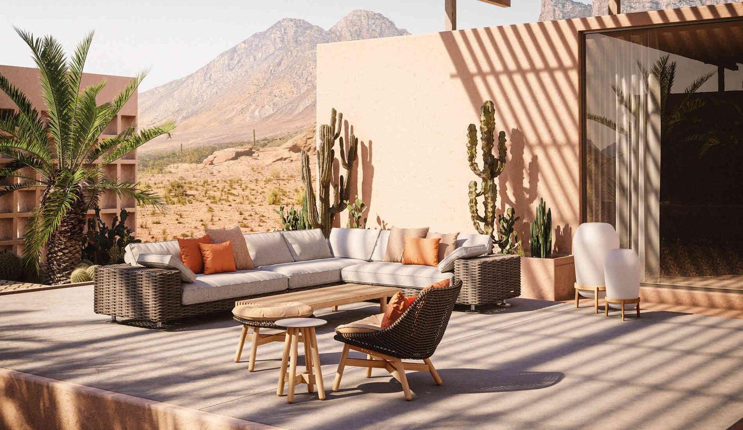 Dedon - Mbrace Lounge Sessel mit Polsterauflage - Gartensessel - Sarto Group