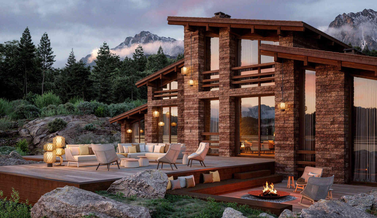 Dedon - Mbrace Lounge Sessel mit Polsterauflage - Gartensessel - Sarto Group