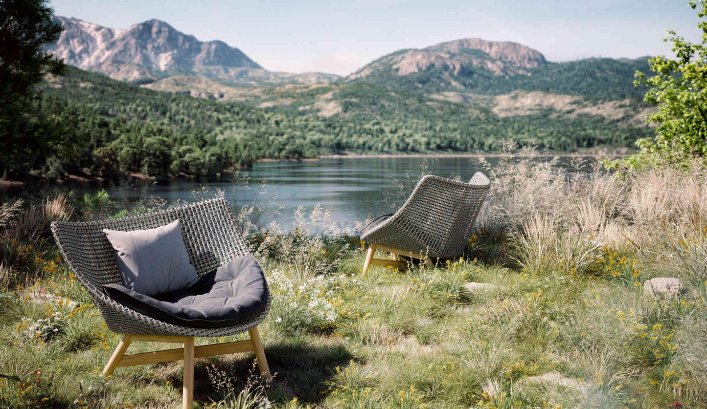 Dedon - Mbrace Lounge Sessel mit Polsterauflage - Gartensessel - Sarto Group