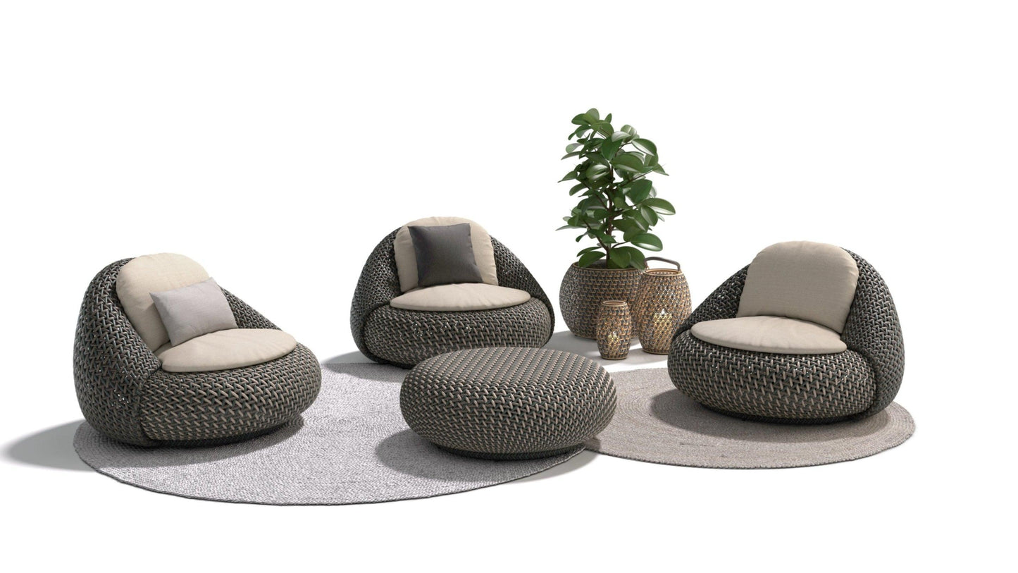 Dedon - Atolo Hocker - Gartenhocker - Sarto Group