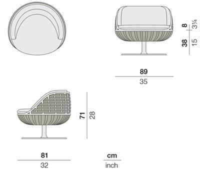 Dedon - Swingrest Lounge Sessel - Gartensessel - Sarto Group