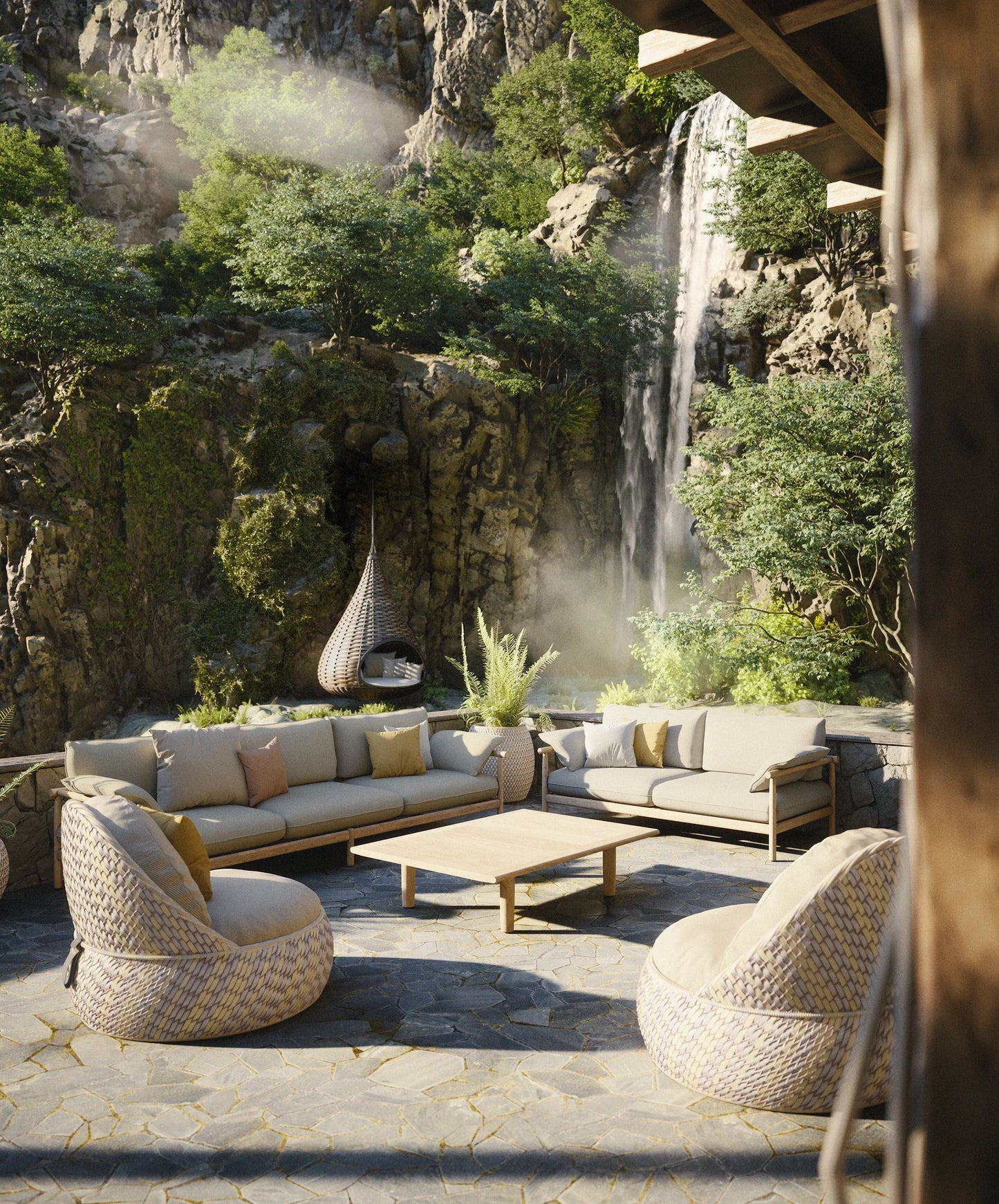 Dedon - Tibbo Outdoor Sofa - Gartensofas - Sarto Group