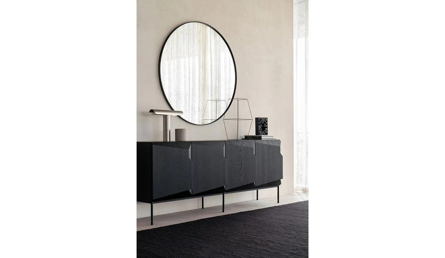 Ethnicraft - Ethnicraft Clear Spiegel | Rund - Spiegel - Sarto Group