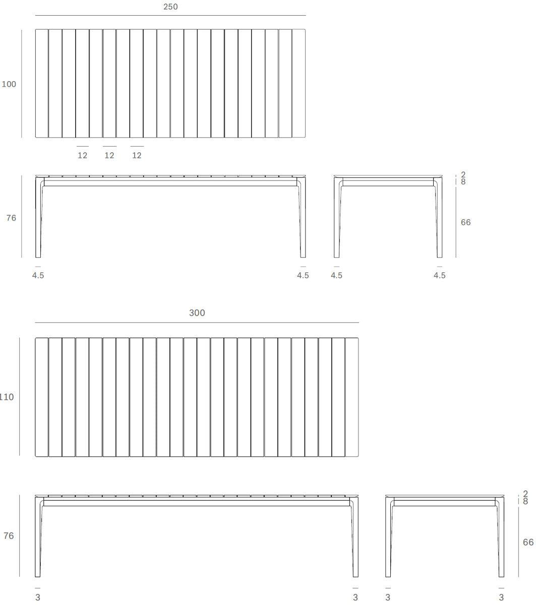 Ethnicraft - Ethnicraft Teak Bok Outdoor Esstisch - Gartentische - Sarto Group