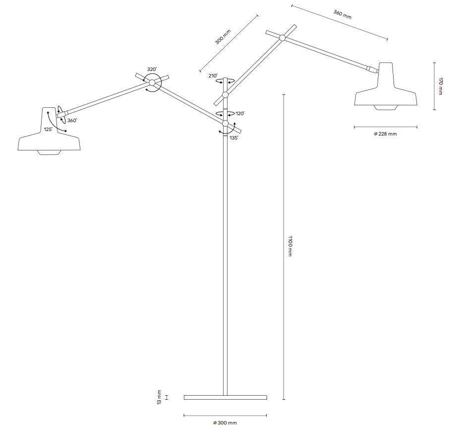 GRUPA - GRUPA Arigato AR-F2 Stehleuchte - Stehleuchten - Sarto Group