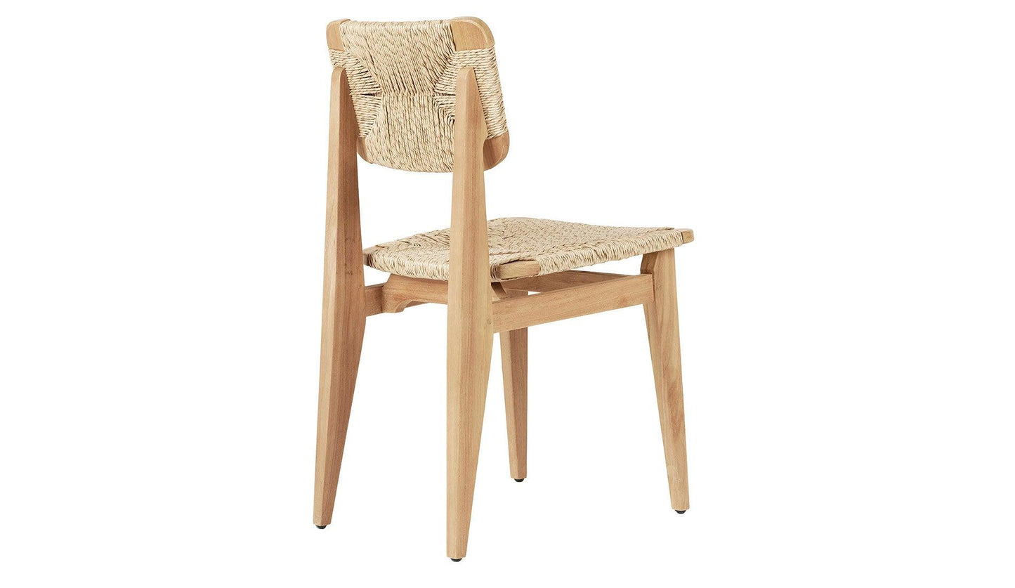 GUBI - GUBI C-Chair Outdoor Stuhl | Natur Teak - Gartenstühle - Sarto Group