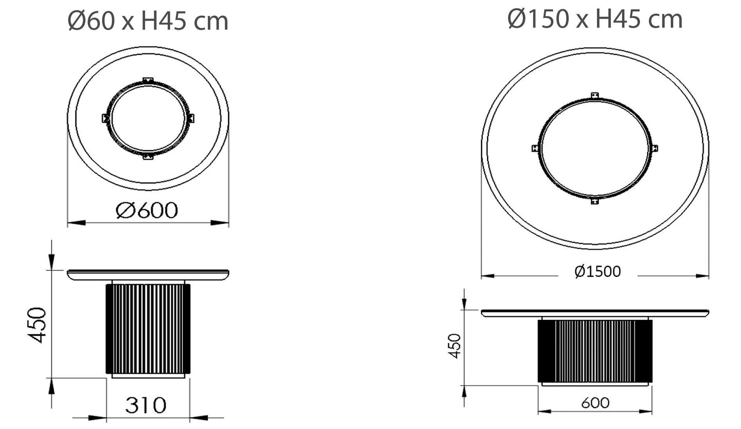 GUBI - GUBI Moon Couchtisch | Emperador Marmor - Couchtische - Sarto Group