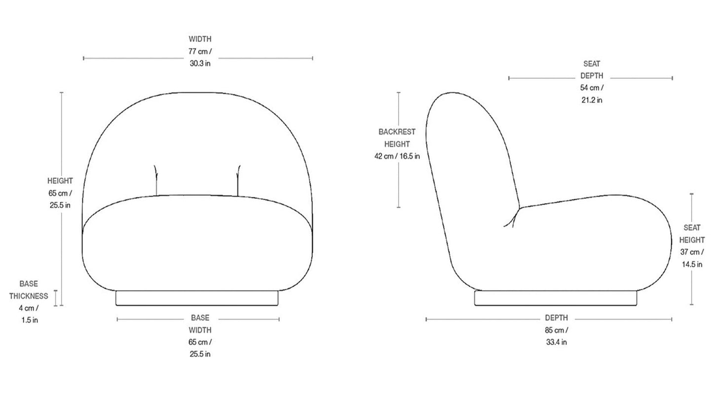 GUBI - GUBI Pacha Loungesessel - Sessel - Sarto Group