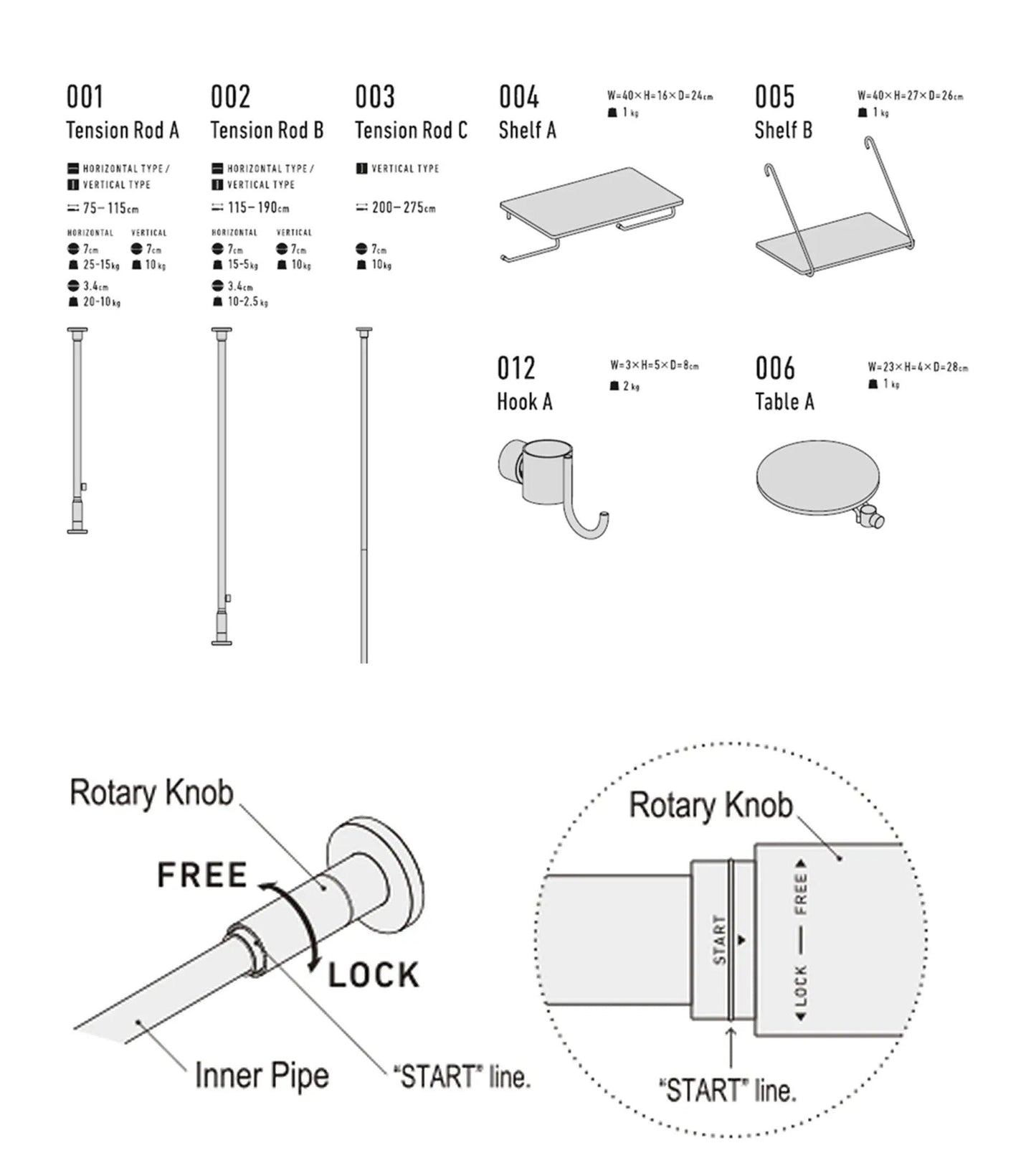 Heian Shindo - Heian Shindo Draw A Line | Zugstange - Regale - Sarto Group
