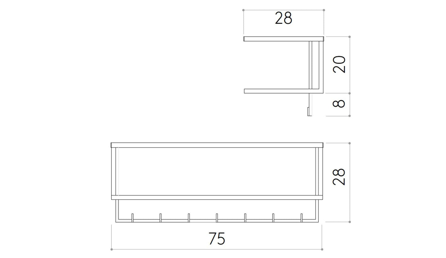 Kristina Dam - Kristina Dam Grid Garderobe | Schwarz - Garderoben - Sarto Group