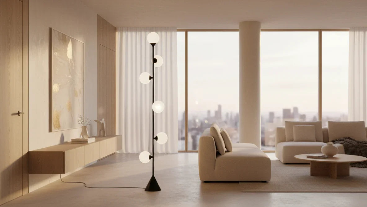 Atelier Areti Vertical Globe Stehleuchte black