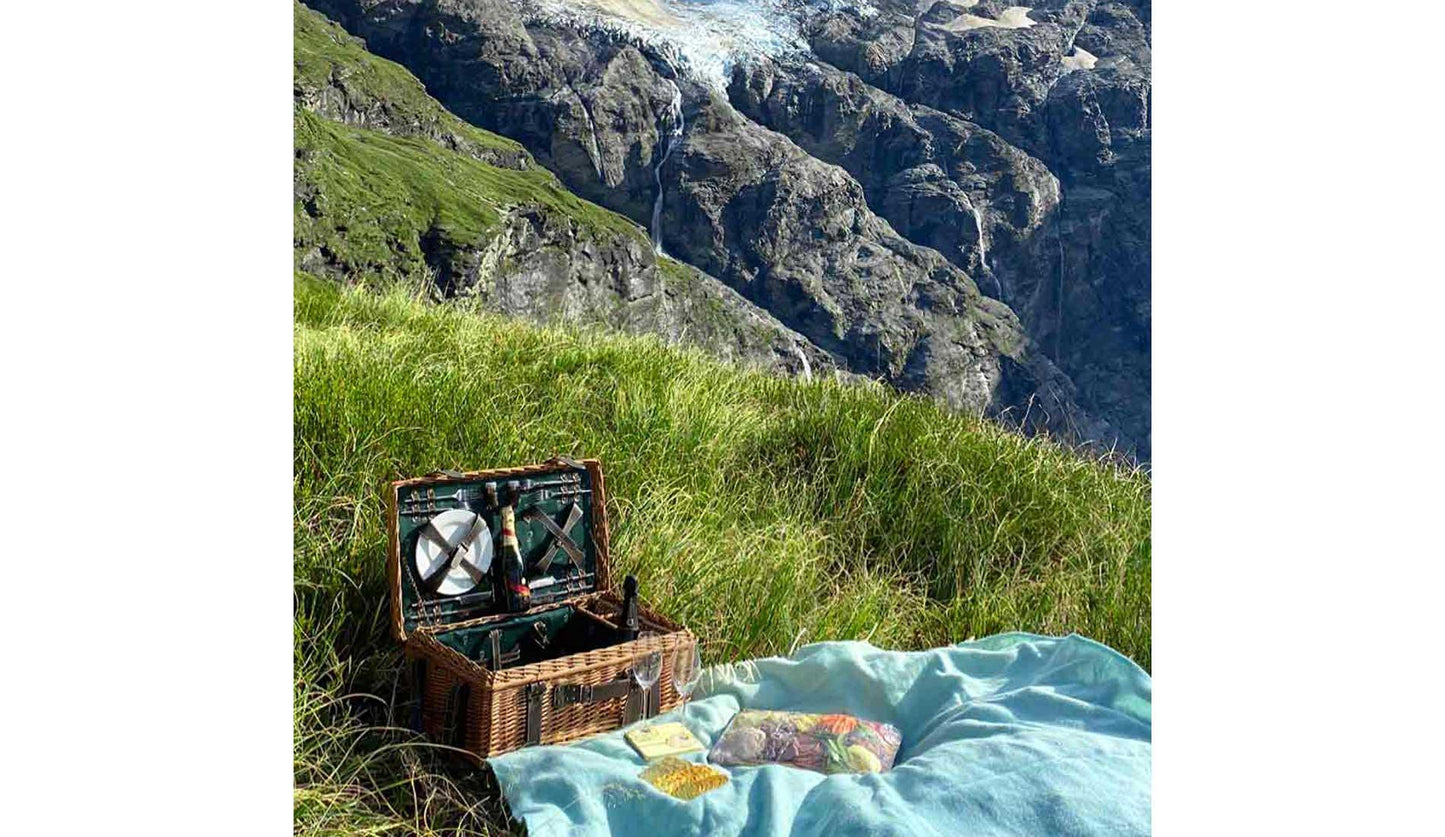 Les Jardins de la Comtesse - Les Jardins de la Comtesse Champs-Elysées Picknickkorb | Grün | 4 Personen - Picknickkörbe - Sarto Group