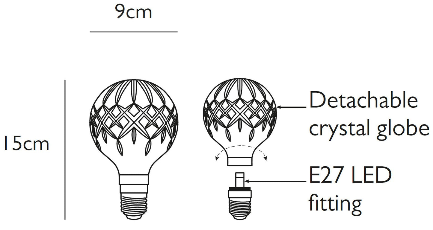 Lee Broom - Lee Broom Crystal Bulb Leuchtmittel - Leuchtmittel - Sarto Group