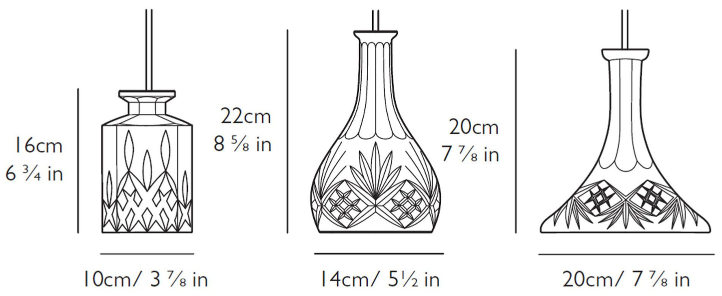 Lee Broom - Lee Broom Tulip Decanterlight Hängeleuchte - Hängeleuchten - Sarto Group