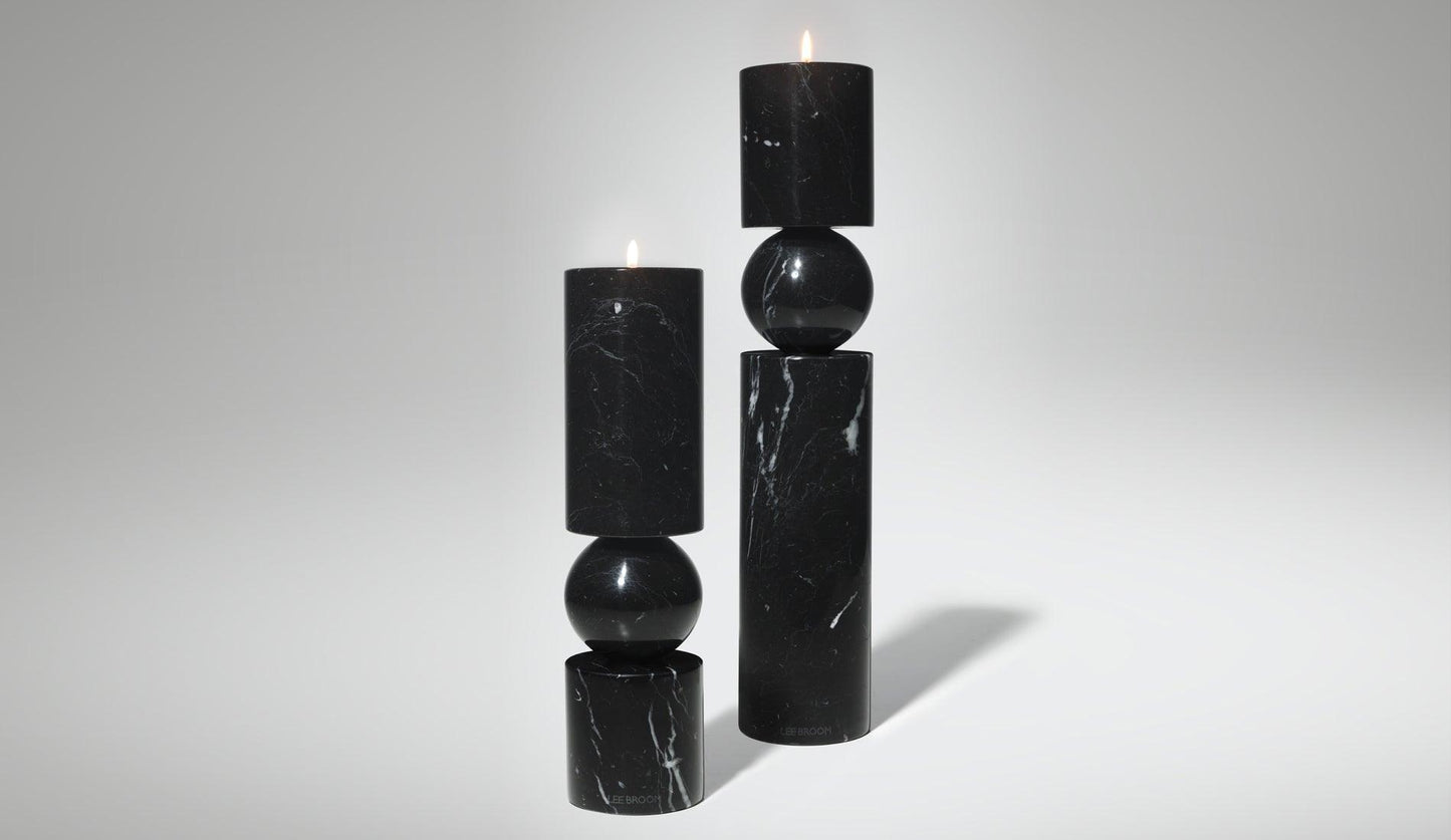 Lee Broom - Lee Broom Fulcrum Marmor Kerzenhalter - Kerzenhalter - Sarto Group