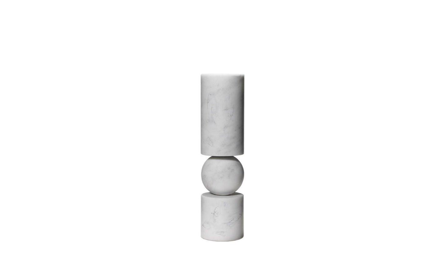 Lee Broom - Lee Broom Fulcrum Marmor Kerzenhalter - Kerzenhalter - Sarto Group