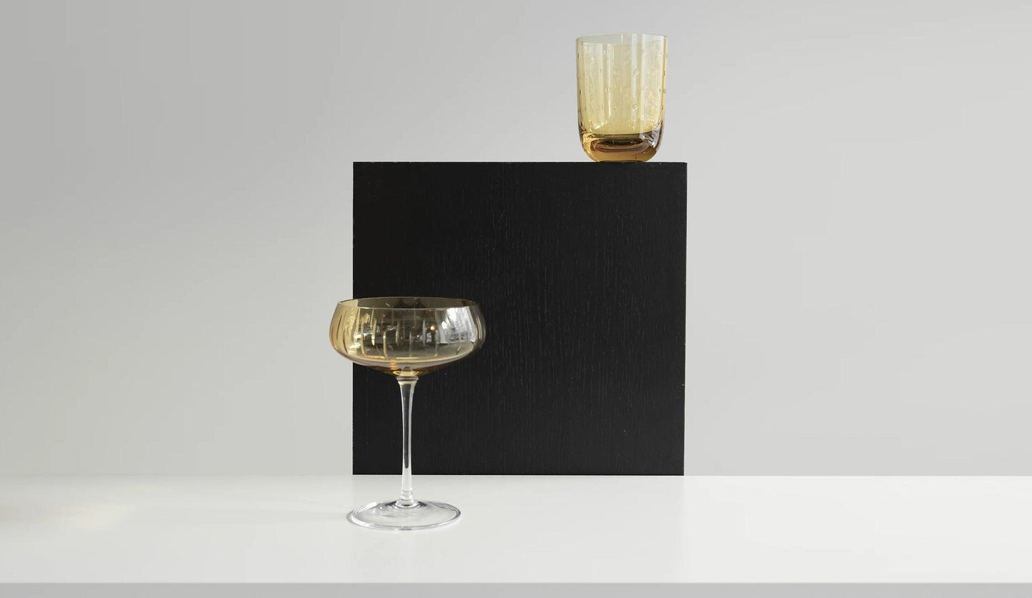Louise Roe - Louise Roe Crystal Soda Glas | Bernstein - Trinkgläser - Sarto Group