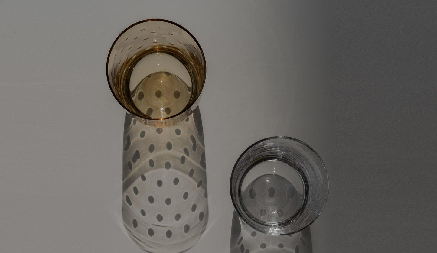 Louise Roe - Louise Roe Crystal Soda Glas | Bernstein - Trinkgläser - Sarto Group