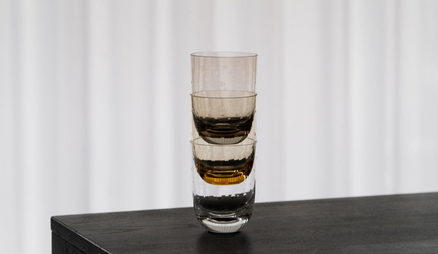Louise Roe - Louise Roe Crystal Soda Glas | Bernstein - Trinkgläser - Sarto Group